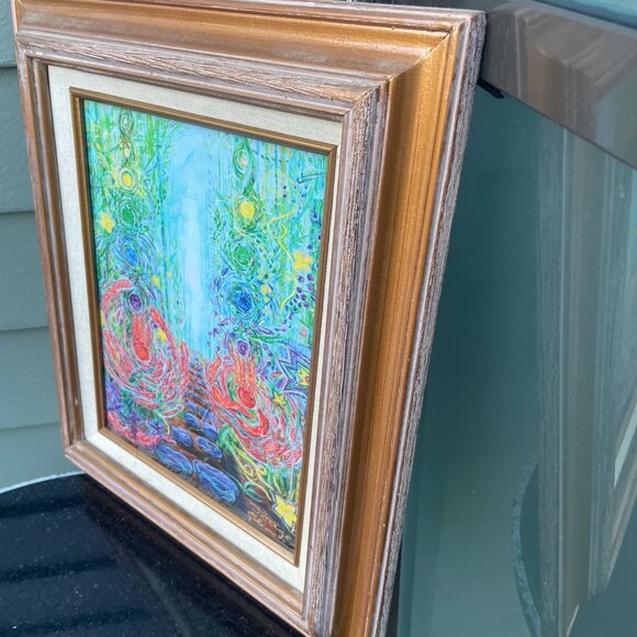 Ascension Embellished Framed Print Podge Elvenstar Hanna Bamboo Forest Esoteric - Picture 12 of 14